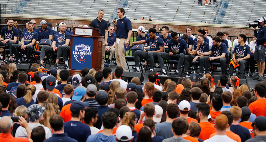 UVA championship celebration